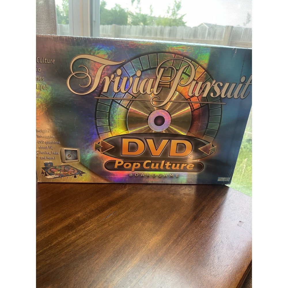 "TRIVIAL PURSUIT POP CULTURE DVD BOARD GAME" 2003 NEW & FACTORY SEALED